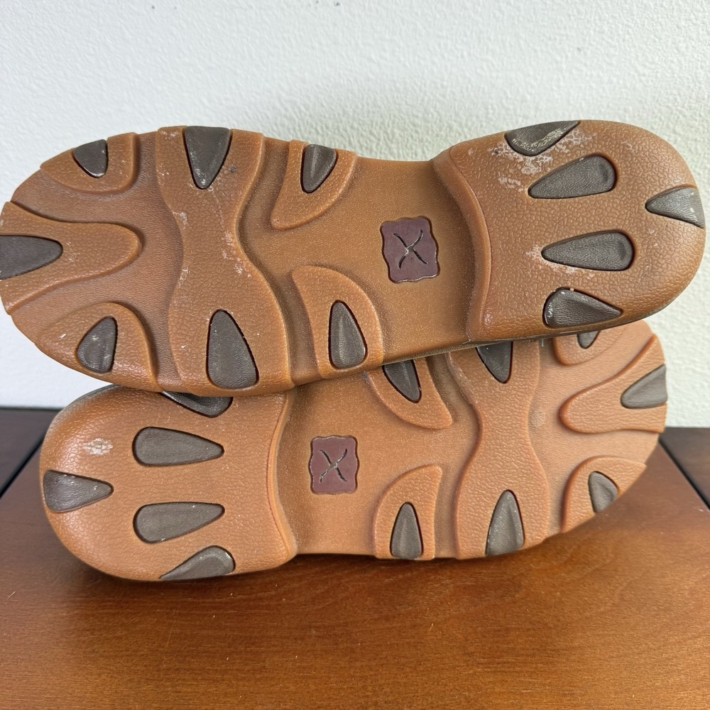 Twisted X Men's Chukka Driving Mocs MDM0011 Leather Men's 8.5 Brown Excellent - Picture 7 of 11